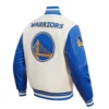 Golden State Warriors Pro Standard Retro Classic Varsity Jacket