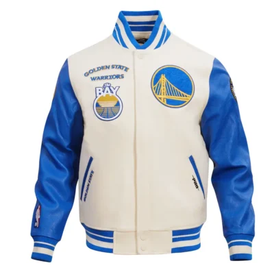 Golden State Warriors Pro Standard Retro Classic Varsity Jacket