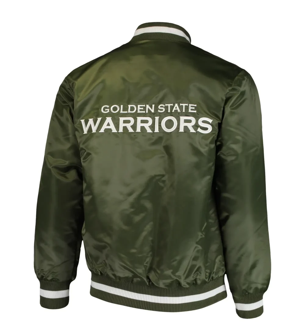 Golden State Warriors Starter Satin Green Jacket