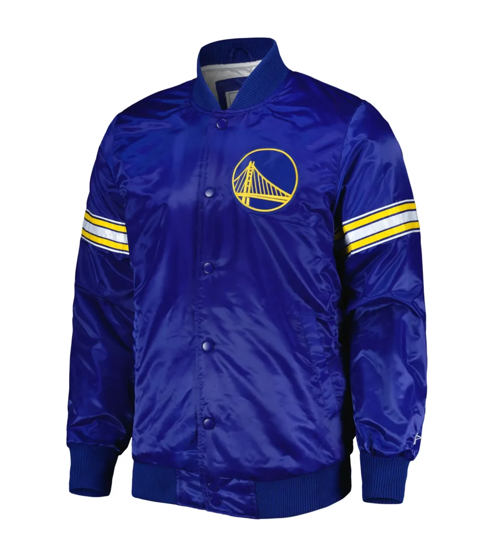 Golden State Warriors Starter Satin Varsity Jacket