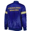 Golden State Warriors Starter Satin Varsity Jacket