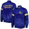 Golden State Warriors Starter Satin Varsity Jacket