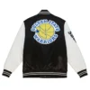 Golden State Warriors Team Origins Satin Varsity Jacket