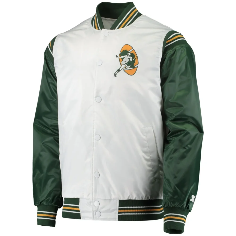 Starter Historic Logo Renegade Satin Varsity Jacket