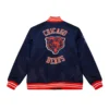 Heavyweight Satin Blue Jacket Chicago Bears