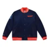 Heavyweight Satin Blue Jacket Chicago Bears