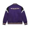 Heavyweight Satin Jacket Baltimore Ravens