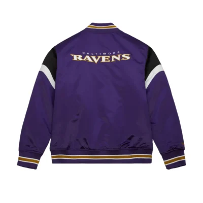 Heavyweight Satin Jacket Baltimore Ravens