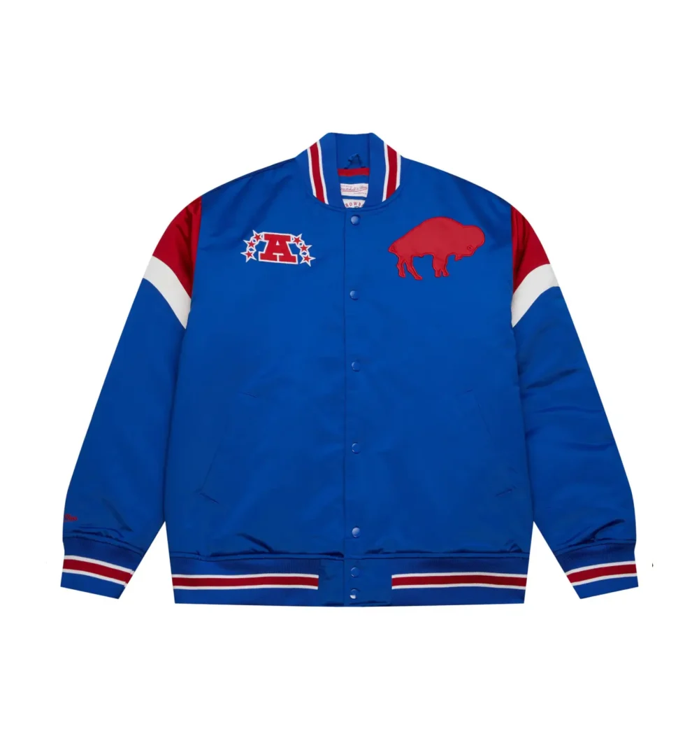 Heavyweight Satin Jacket Buffalo Bills