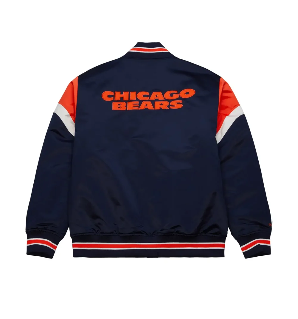 Heavyweight Satin Jacket Chicago Bears