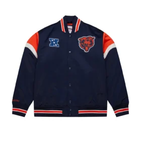 Heavyweight Satin Jacket Chicago Bears