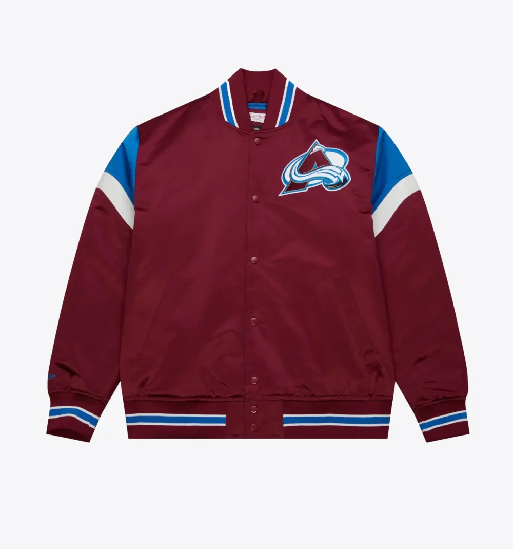 Heavyweight Satin Jacket Colorado Avalanche