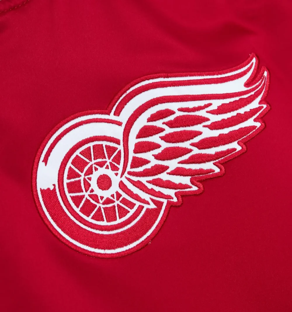 Heavyweight Satin Jacket Detroit Red Wings