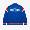 Heavyweight Satin Jacket Edmonton Oilers