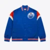 Heavyweight Satin Jacket Edmonton Oilers