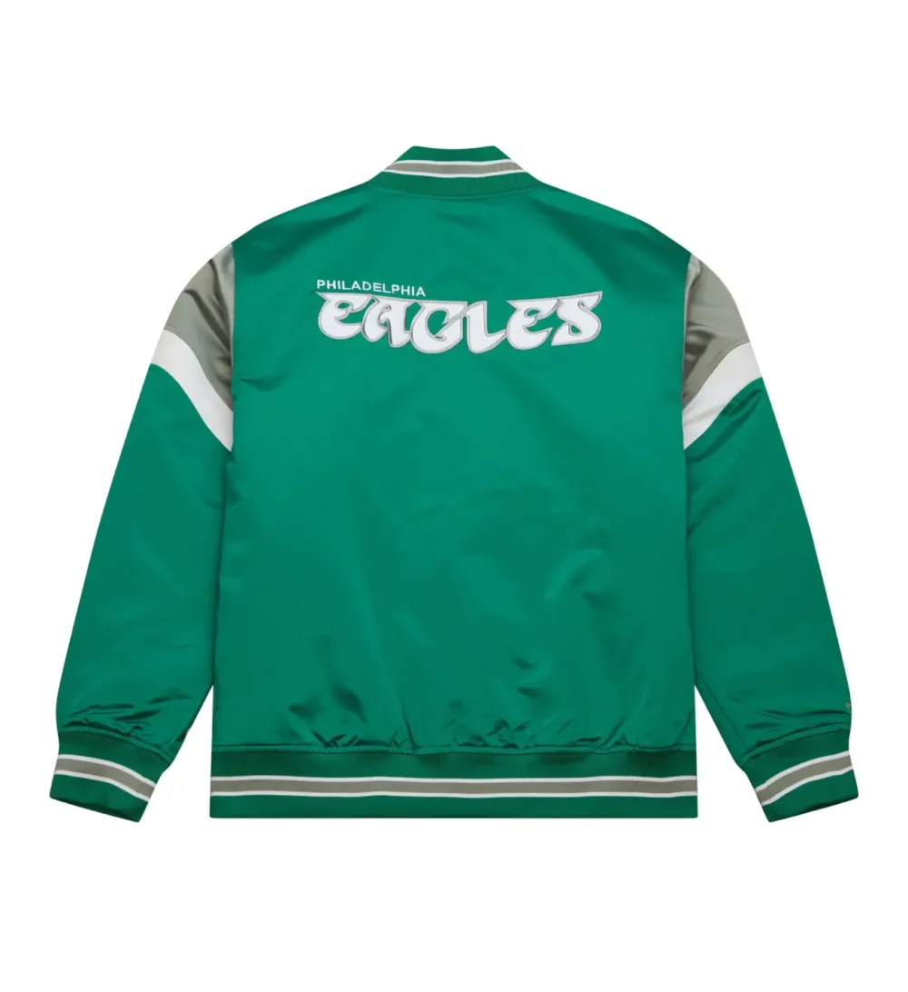 Heavyweight Satin Jacket Philadelphia Eagles