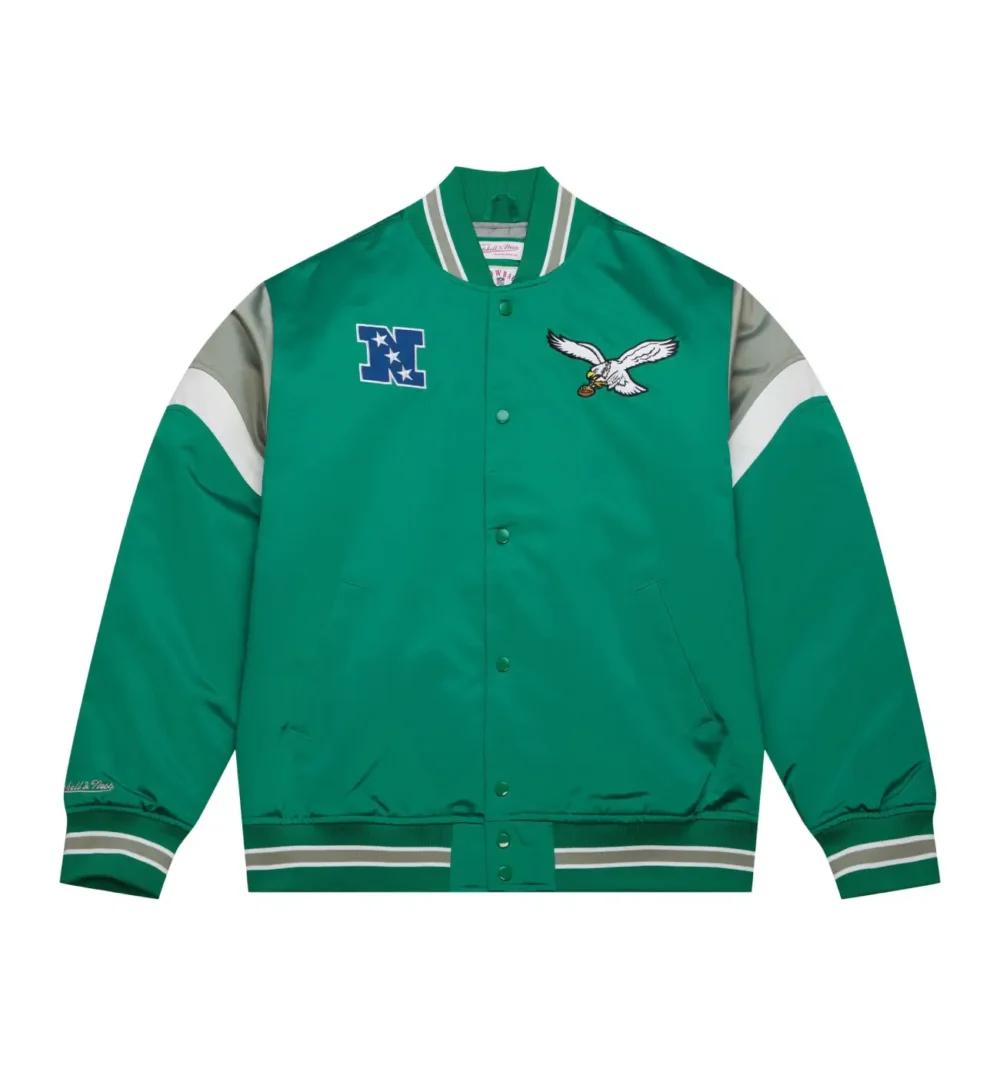 Heavyweight Satin Jacket Philadelphia Eagles