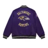 Heavyweight Satin Purple Jacket Baltimore Ravens