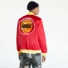 Houston Rockets Logo Red Satin Varsity Jacket