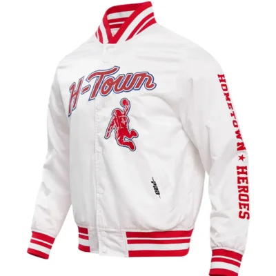 Houston Rockets Pro Standard City Edition Satin Varsity Jacket