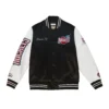 Houston Rockets Team Origins Satin Varsity Jacket