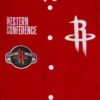 Houston Rockets Western Conference Wool Varsity Jacket