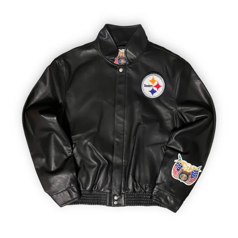 Jeff Hamilton Pittsburgh Steelers Leather Jacket