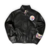 Jeff Hamilton Pittsburgh Steelers Leather Jacket