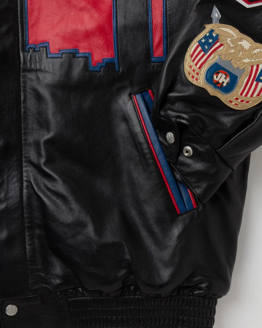 Jeff Hamilton Chicago Bulls Three Peat Leather Jacket