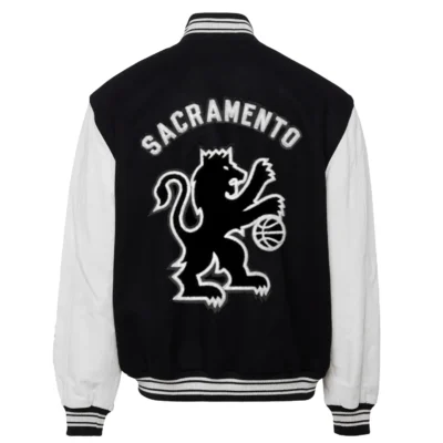 Jeff Hemilton X Sacramento Kings Wool & Leather Varsity Jacket