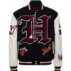 Jeff Hamilton X Miami Heat Block Letter Varsity Jacket