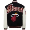 Jeff Hamilton X Miami Heat Block Letter Varsity Jacket