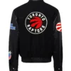 Jeff Hamilton X Toronto Raptors Wool & Leather Jacket