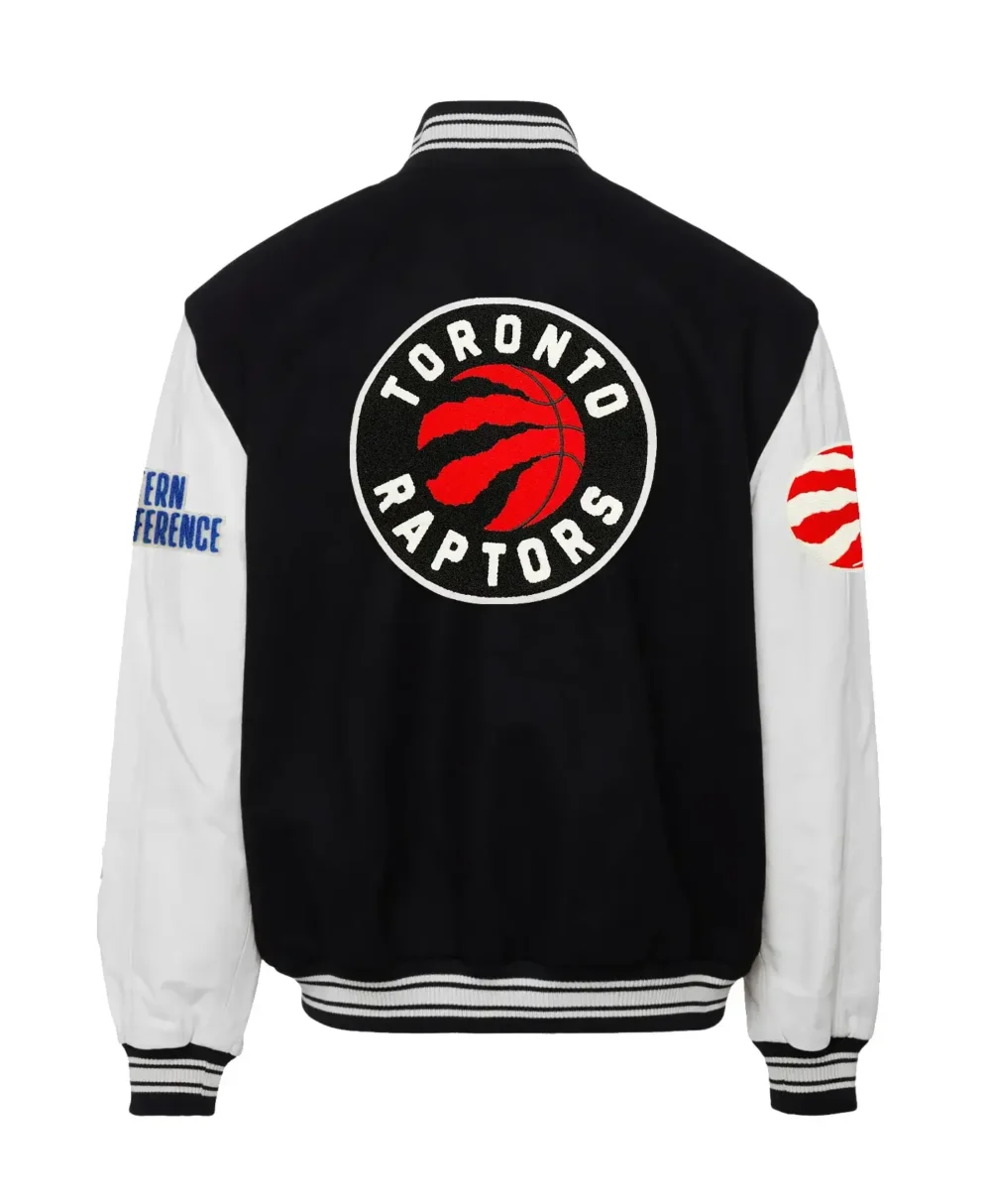 Jeff Hamilton X Toronto Raptors Wool & Leather Jacket