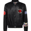 Jeff Hamilton X Toronto Raptors Leather Jacket