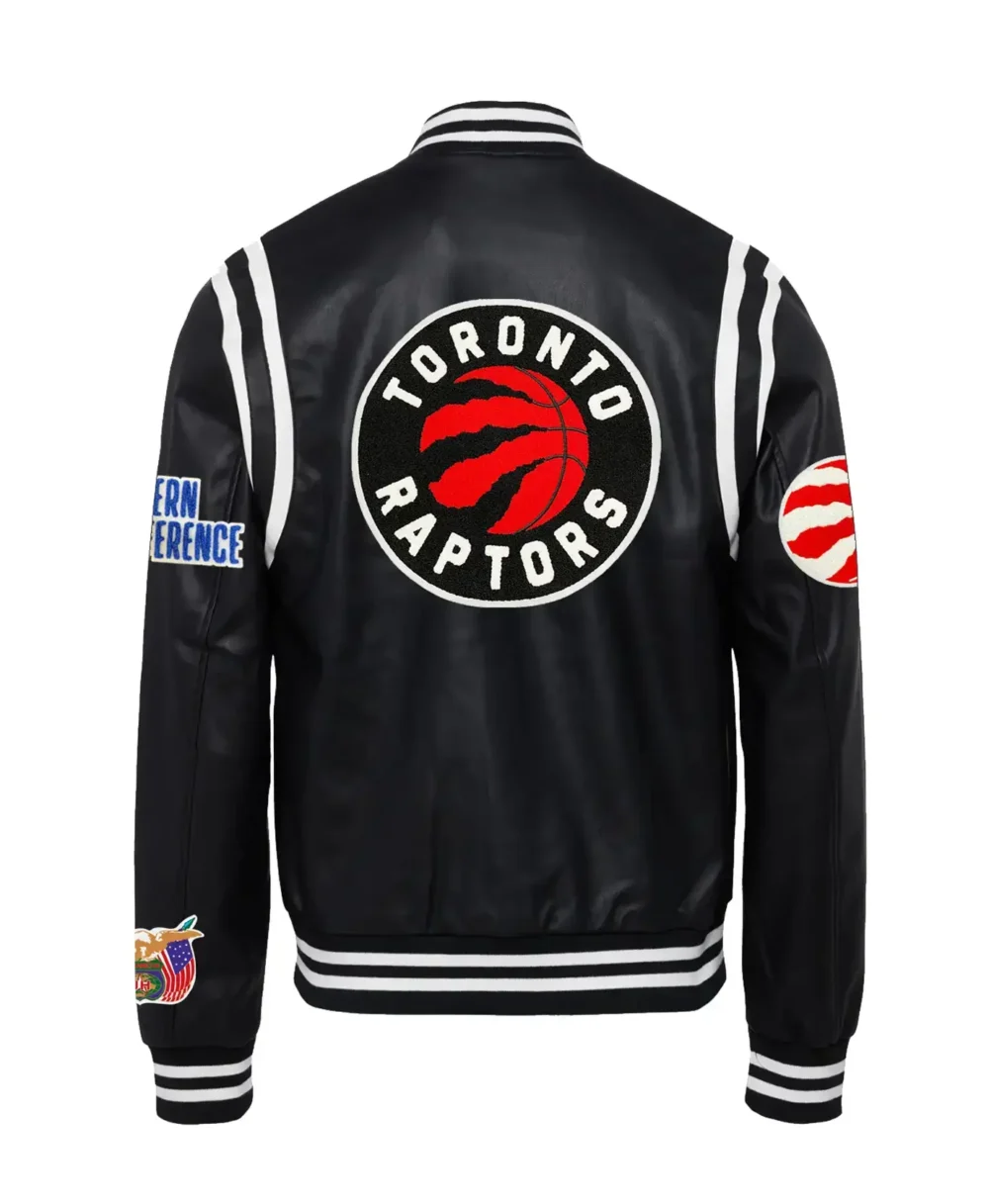 Jeff Hamilton X Toronto Raptors Vegan Leather Jacket