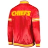 Kansas City Chiefs Starter Midfield Satin Varsity Jacket