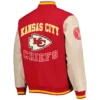 Kansas City Chiefs Tommy Hilfiger Red wool & Leather Varsity Jacket