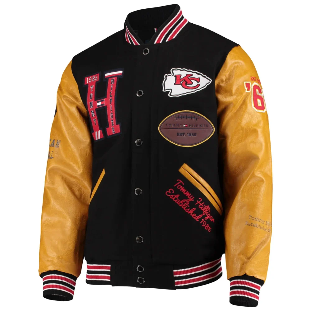 Kansas City Chiefs Tommy Hilfiger Heritage Varsity Jacket