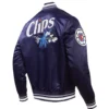 LA Clippers Pro Standard City Edition Satin Varsity Jacket