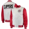 LA Clippers Starter Renegade Satin Varsity Jacket