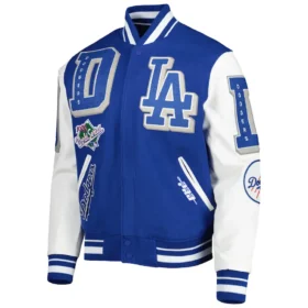 Los Angeles Dodgers Pro Standard Logo Royal Blue Varsity Jacket