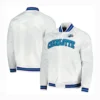 Charlotte Hornets Classics White Varsity Jacket