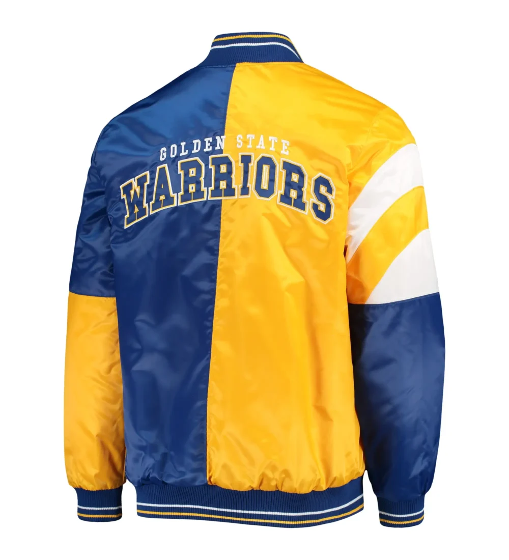 Men’s Golden State Warriors Starter Leader Satin Jacket