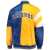 Men’s Golden State Warriors Starter Leader Satin Jacket