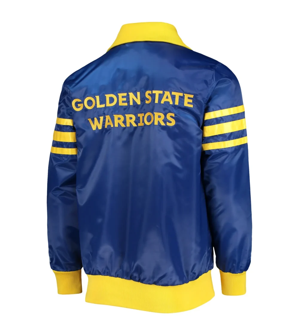 Men’s Golden State Warriors Starter Royal Varsity Jacket