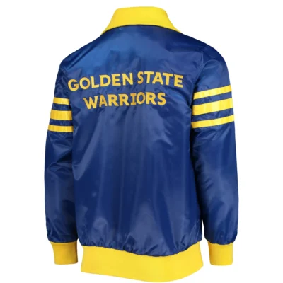 Men’s Golden State Warriors Starter Royal Varsity Jacket