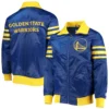 Men’s Golden State Warriors Starter Royal Varsity Jacket