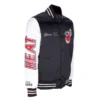 Miami Heat The Finals Black Satin Varsity Jacket