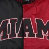 Miami Heat Starter Fast Break Satin Varsity Jacket